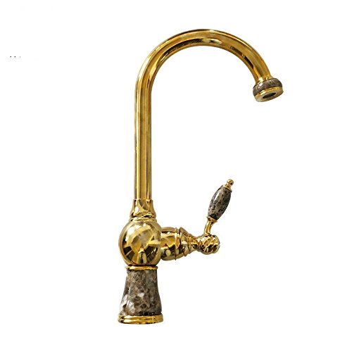 ZXDRPAN Titanium, Gold, Black, Jade, Kitchen, Mixing Tap